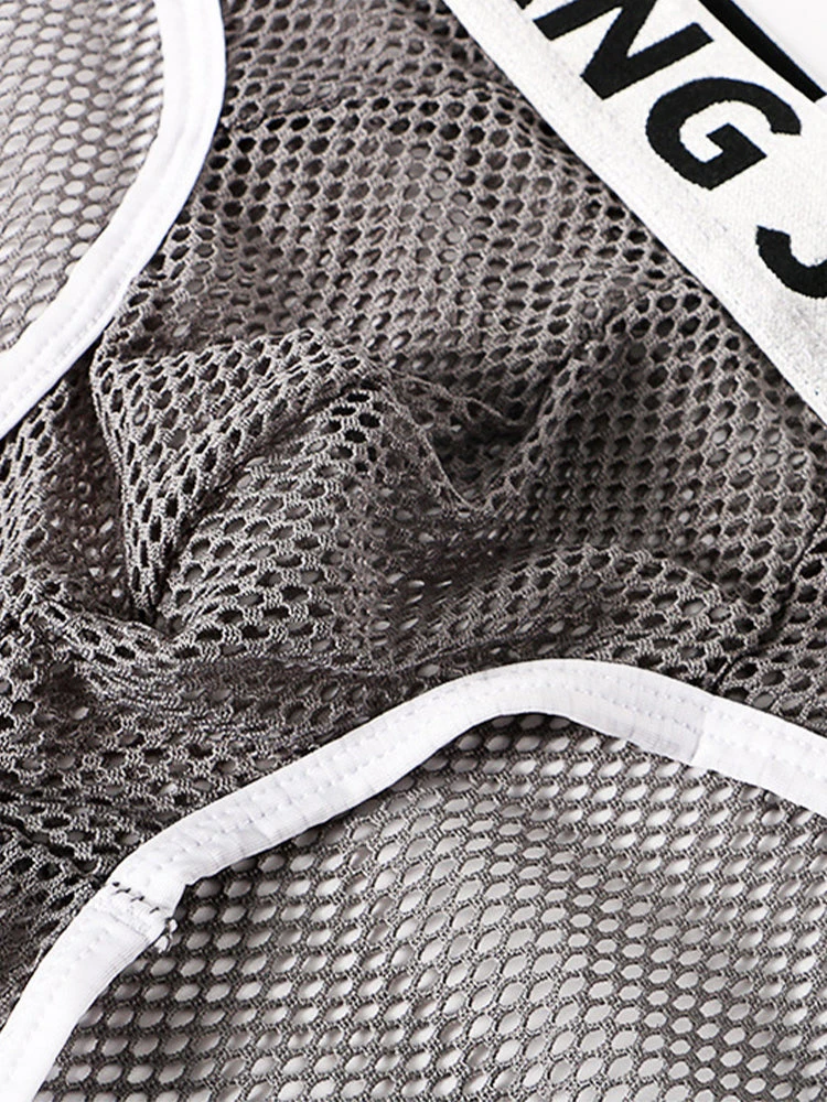 2 Pack Men's Sexy Mesh Sheer Briefs With U-Shaped Pocket(2 Pack Mens Sexy Mesh Sheer Briefs With U Shaped Pocket) 7 2 Pack Men's Sexy Mesh Sheer Briefs With U-Shaped Pocket(2 Pack Mens Sexy Mesh Sheer Briefs With U Shaped Pocket) - Image 7