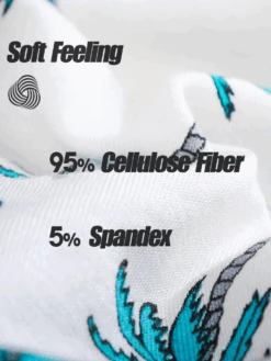 6 Pack Men's U Convex Modal Print Breathable Trunks(6 Pack Mens U Convex Modal Print Breathable Trunks Mrsaker) -Mr Saker 1 22