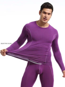Men's Round Neck Solid Color Bamboo Fiber Thermal Underwear Set(Mens Round Neck Solid Color Bamboo Fiber Thermal Underwear Set) 25 Men's Round Neck Solid Color Bamboo Fiber Thermal Underwear Set(Mens Round Neck Solid Color Bamboo Fiber Thermal Underwear Set) -Mr Saker 1 22 3b3e66d2 4f5c 4132 bee3 410189c0cfe3