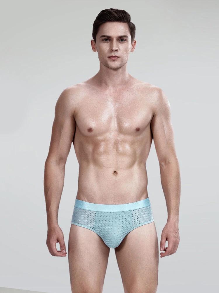 4 Pack Breathable Ice Silk Antibacterial Men's Briefs(4 Pack Breathable Ice Silk Antibacterial Mens Briefs) 16 4 Pack Breathable Ice Silk Antibacterial Men's Briefs(4 Pack Breathable Ice Silk Antibacterial Mens Briefs) - Image 16