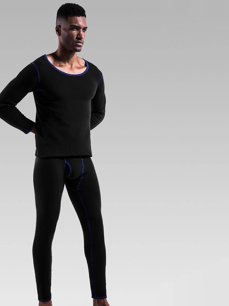 Fleece Lined Men's Thermal Underwear With Support Pouch(Fleece Lined Mens Thermal Underwear With Support Pouch) 2 Fleece Lined Men's Thermal Underwear With Support Pouch(Fleece Lined Mens Thermal Underwear With Support Pouch) - Image 2