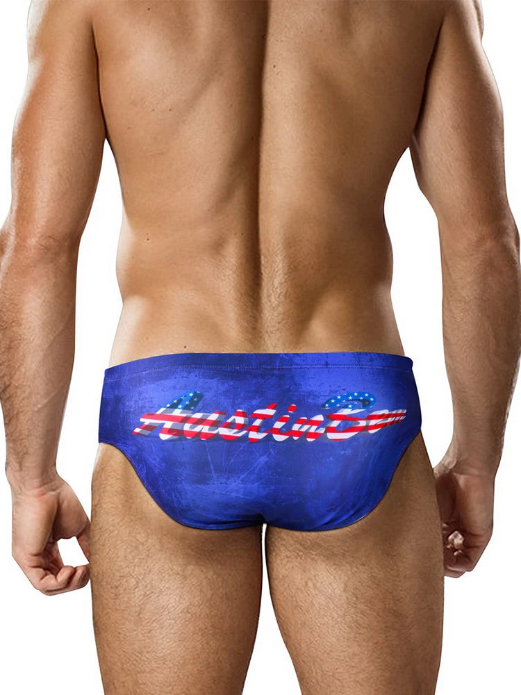 Men's Low-Rise Sexy Stylish Print Swim Briefs(Mens Low Rise Sexy Stylish Print Swim Briefs) 7 Men's Low-Rise Sexy Stylish Print Swim Briefs(Mens Low Rise Sexy Stylish Print Swim Briefs) - Image 7