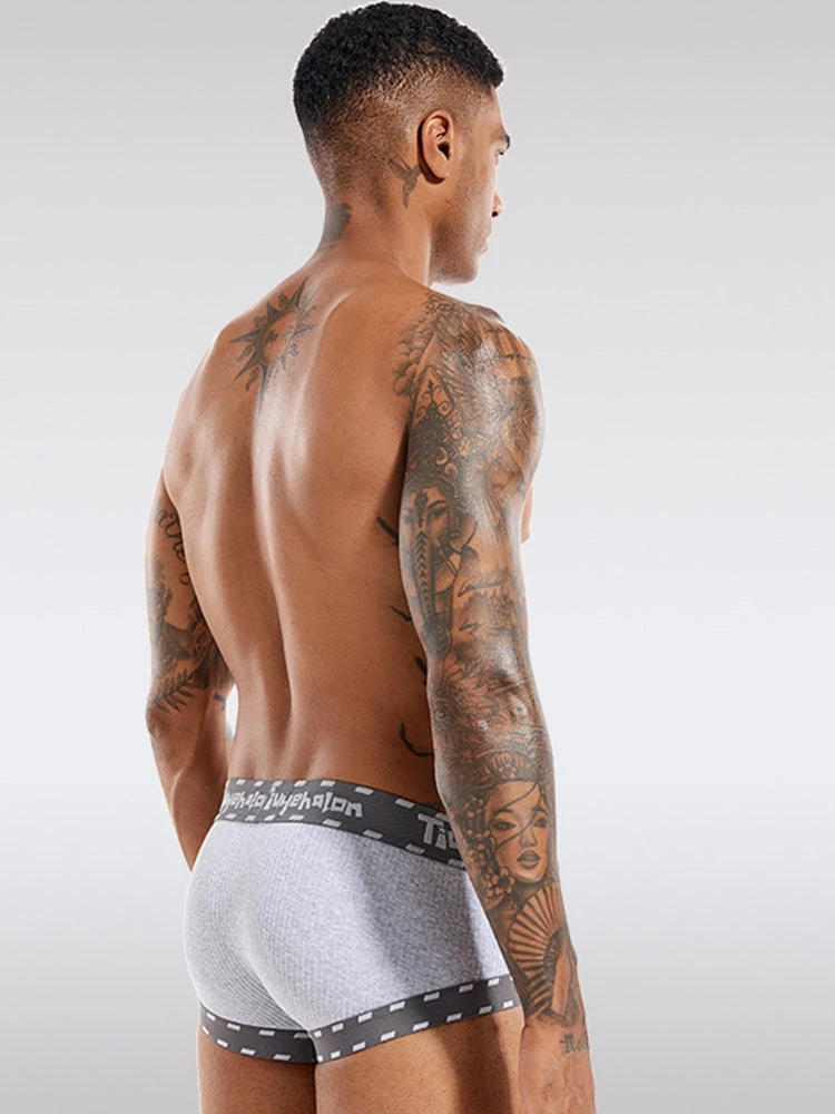 Men's Threaded Fabric Pouch Trunks With Fly(Mens Threaded Fabric Pouch Trunks With Fly) 14 Men's Threaded Fabric Pouch Trunks With Fly(Mens Threaded Fabric Pouch Trunks With Fly) - Image 14