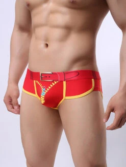 Zipper Belt Printed Cotton Pouch Briefs(Zipper Belt Printed Cotton Pouch Briefs) -Mr Saker 1 22 edb1e938 d3bf 4758 898e b6ac782323d9