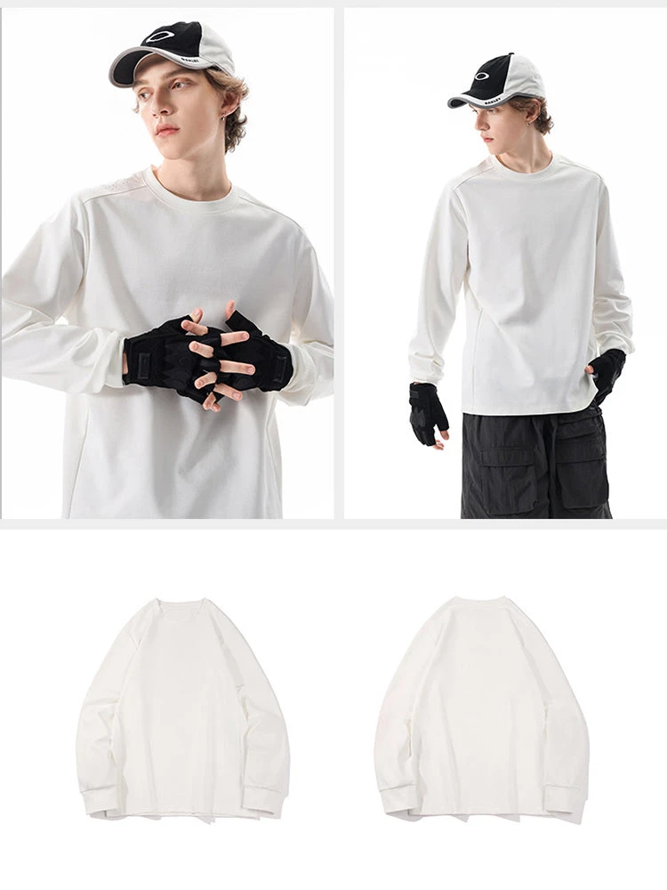 Outdoor Long-Sleeve Sweat-Wicking Quick-Dry Simple Loose Unisex Sports Top(Outdoor Long Sleeve Sweat Wicking Quick Dry Simple Loose Unisex Sports Top) 16 Outdoor Long-Sleeve Sweat-Wicking Quick-Dry Simple Loose Unisex Sports Top(Outdoor Long Sleeve Sweat Wicking Quick Dry Simple Loose Unisex Sports Top) - Image 16