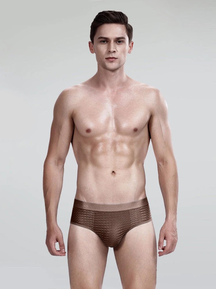 4 Pack Breathable Ice Silk Antibacterial Men's Briefs(4 Pack Breathable Ice Silk Antibacterial Mens Briefs) 18 4 Pack Breathable Ice Silk Antibacterial Men's Briefs(4 Pack Breathable Ice Silk Antibacterial Mens Briefs) - Image 18