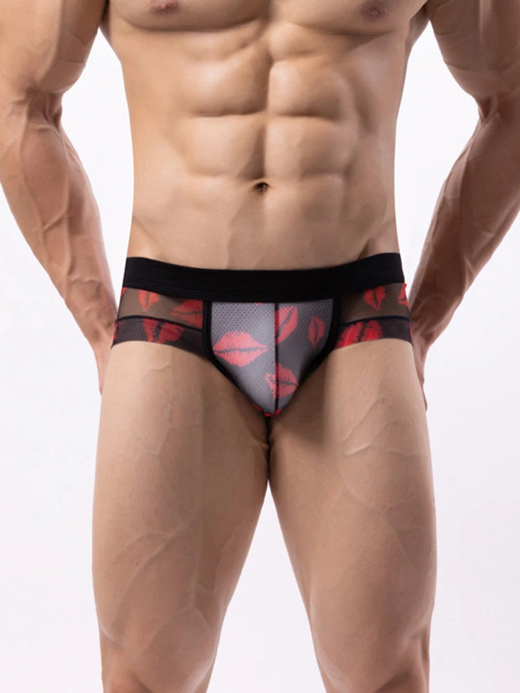 4-pack Men's Double-layer Breathable Mesh Briefs(4 Pack Mens Double Layer Breathable Mesh Briefs) 2 4-pack Men's Double-layer Breathable Mesh Briefs(4 Pack Mens Double Layer Breathable Mesh Briefs) - Image 2