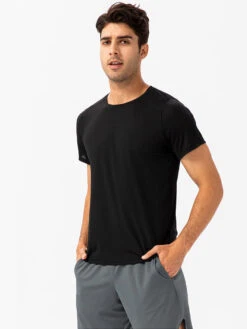Men's Comfortable Round Collar Breathable Fitness Short Sleeve(Mens Comfortable Round Collar Breathable Fitness Short Sleeve) 33 Men's Comfortable Round Collar Breathable Fitness Short Sleeve(Mens Comfortable Round Collar Breathable Fitness Short Sleeve) -Mr Saker 1 24 2eb91963 3570 4556 8ecd 5456c5180757