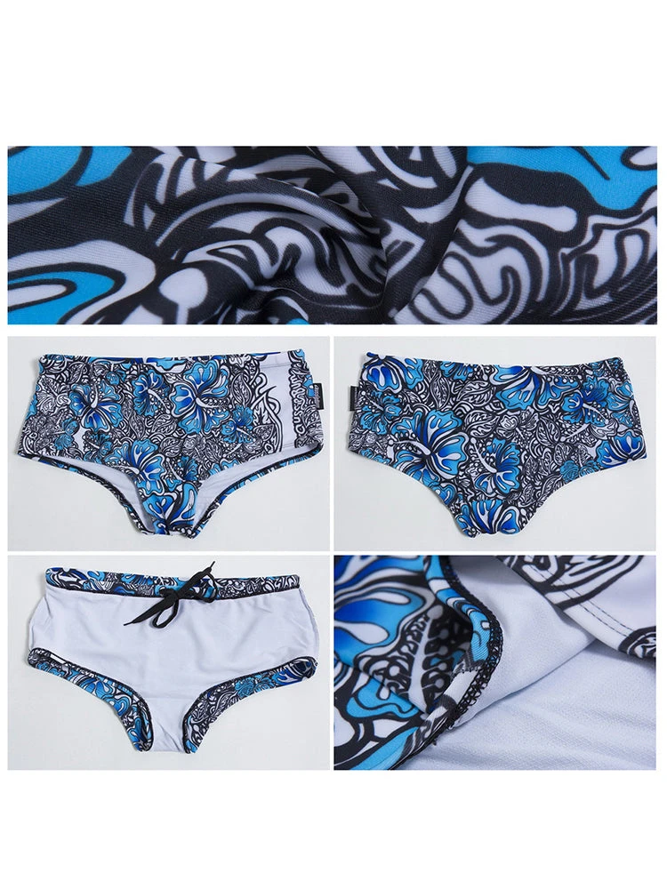 Men's Quick-Dry Low-Rise Alphabet Print Swim Briefs(Mens Quick Dry Low Rise Alphabet Print Swim Briefs) 2 Men's Quick-Dry Low-Rise Alphabet Print Swim Briefs(Mens Quick Dry Low Rise Alphabet Print Swim Briefs) - Image 2