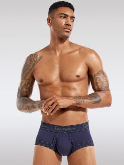 Men's Threaded Fabric Pouch Trunks With Fly(Mens Threaded Fabric Pouch Trunks With Fly) 34 Men's Threaded Fabric Pouch Trunks With Fly(Mens Threaded Fabric Pouch Trunks With Fly) -Mr Saker 1 24 849b5b3c 2b06 4859 bf19 e13102c85c1e