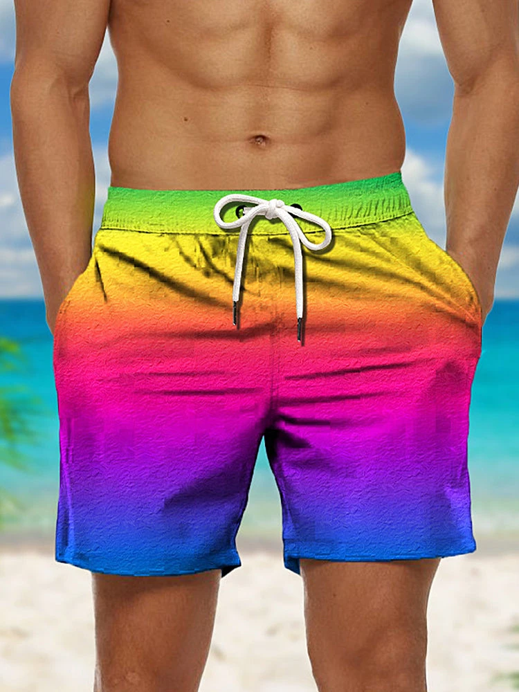 Men's Moisture-Wicking Bold Prints Sporty Cut Board Shorts(Mens Moisture Wicking Bold Prints Sporty Cut Board Shorts) 5 Men's Moisture-Wicking Bold Prints Sporty Cut Board Shorts(Mens Moisture Wicking Bold Prints Sporty Cut Board Shorts) - Image 5