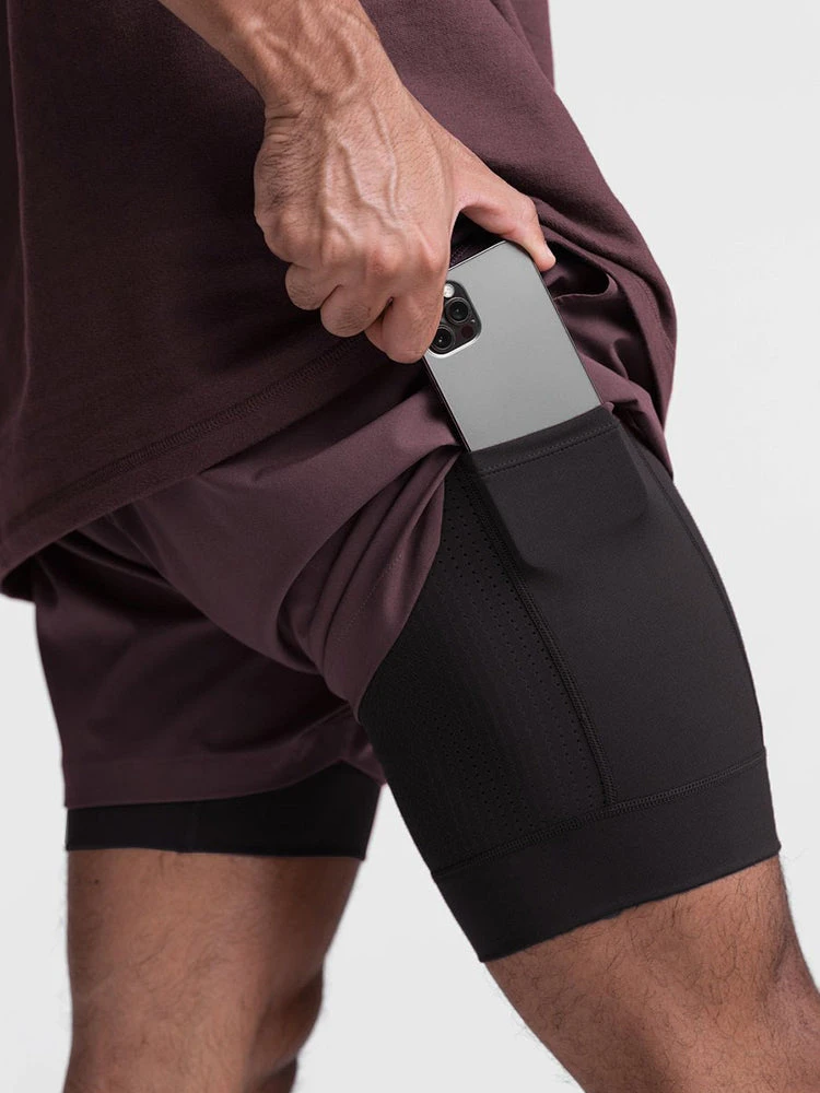 Men's Quick Dry Athletic Shorts With Phone Pockets(Mens Quick Dry Athletic Shorts With Phone Pockets) 2 Men's Quick Dry Athletic Shorts With Phone Pockets(Mens Quick Dry Athletic Shorts With Phone Pockets) - Image 2