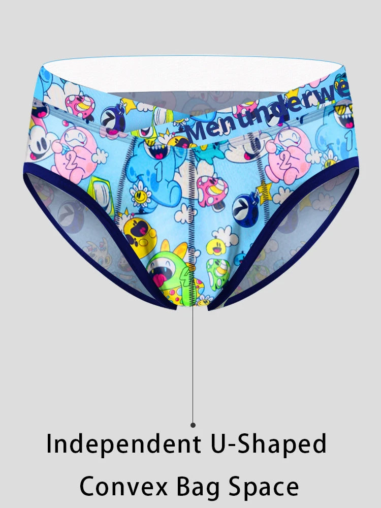 2 Pack Men's Playful Cartoon No-Tag Comfortable And Breathable Briefs(2 Pack Mens Playful Cartoon No Tag Comfortable And Breathable Briefs) 6 2 Pack Men's Playful Cartoon No-Tag Comfortable And Breathable Briefs(2 Pack Mens Playful Cartoon No Tag Comfortable And Breathable Briefs) - Image 6