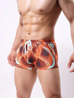 Men's Printed Skinny Swim Trunks With Drawstring(Mens Printed Skinny Swim Trunks With Drawstring) 38 Men's Printed Skinny Swim Trunks With Drawstring(Mens Printed Skinny Swim Trunks With Drawstring) -Mr Saker 1 25 c61729c8 c609 42d9 b0b0 a0bf79932e99