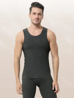 Men's Thermal Silk-Wool Sleeveless Vest - Solid Color Seamless Base Layer(New Mens Thermal Silk Wool Sleeveless Vest Solid Color Seamless Base Layer) 32 Men's Thermal Silk-Wool Sleeveless Vest - Solid Color Seamless Base Layer(New Mens Thermal Silk Wool Sleeveless Vest Solid Color Seamless Base Layer) -Mr Saker 1 26 2a1a9f8c 9975 4942 b6bc b9be78fa0371
