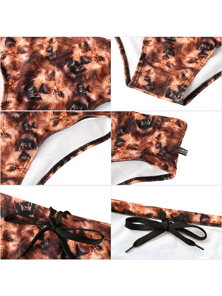 Men's Low-Rise Stylish Print Swim Briefs(Mens Low Rise Stylish Print Swim Briefs) 16 Men's Low-Rise Stylish Print Swim Briefs(Mens Low Rise Stylish Print Swim Briefs) - Image 16