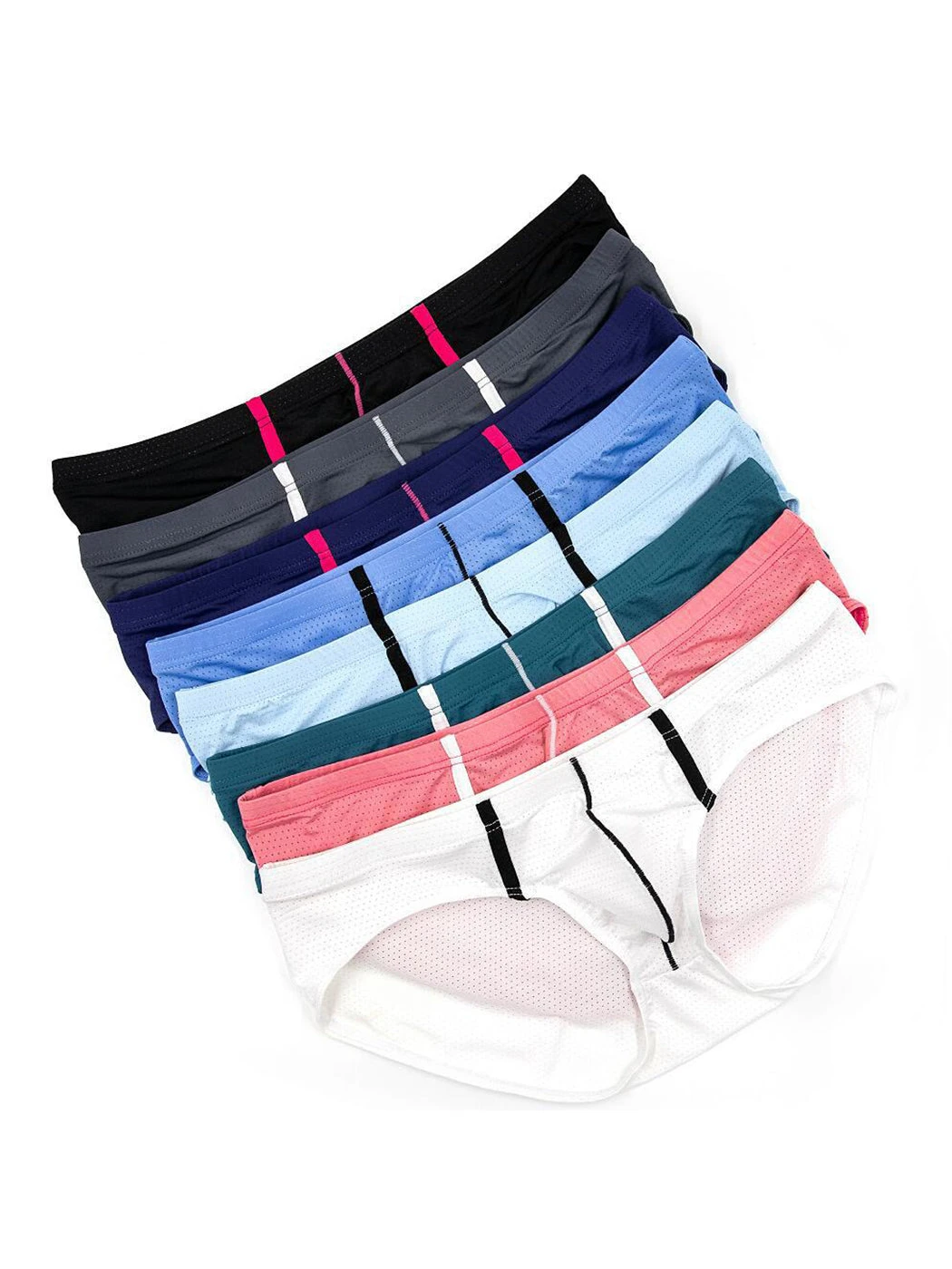 4 Pack Men’s Low-rise Breathable Mesh Briefs(4 Pack Men S Low Rise Breathable Mesh Briefs) 12 4 Pack Men’s Low-rise Breathable Mesh Briefs(4 Pack Men S Low Rise Breathable Mesh Briefs) - Image 12