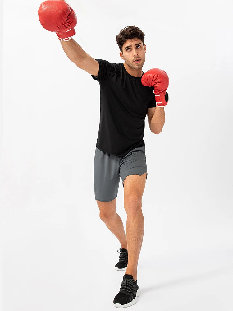 Men's Comfortable Round Collar Breathable Fitness Short Sleeve(Mens Comfortable Round Collar Breathable Fitness Short Sleeve) 16 Men's Comfortable Round Collar Breathable Fitness Short Sleeve(Mens Comfortable Round Collar Breathable Fitness Short Sleeve) - Image 16