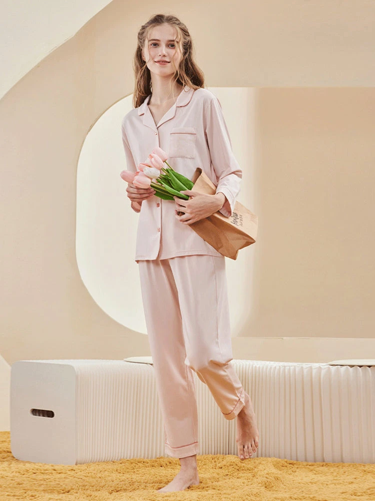 Modal Cotton Comfortable Couple Pajamas Set(Modal Cotton Comfortable Couple Pajamas Set) 13 Modal Cotton Comfortable Couple Pajamas Set(Modal Cotton Comfortable Couple Pajamas Set) - Image 13