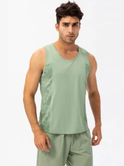 Men's Sleeveless Quick Dry Sports Vest(Mens Sleeveless Quick Dry Sports Vest)