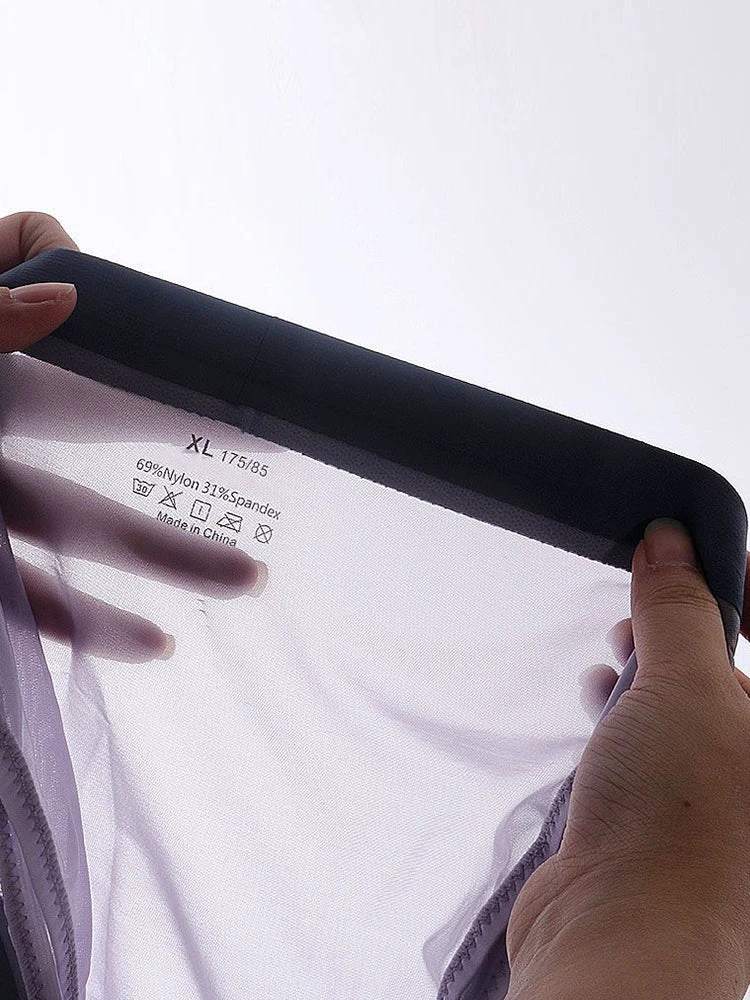 Men's Ultra Thin Ice Silk See-through Briefs(Mens Sexy Transparent Suspender Briefs 1) 8 Men's Ultra Thin Ice Silk See-through Briefs(Mens Sexy Transparent Suspender Briefs 1) - Image 8