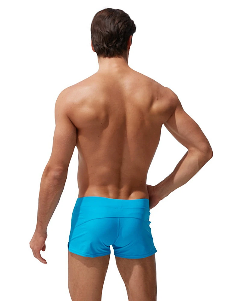 Men's Zippered Pocket Design Moisture-Wicking Swim Shorts & Trunks(Mens Zippered Pocket Design Moisture Wicking Swim Shorts Trunks) 2 Men's Zippered Pocket Design Moisture-Wicking Swim Shorts & Trunks(Mens Zippered Pocket Design Moisture Wicking Swim Shorts Trunks) - Image 2