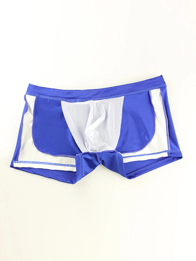 Men's Spliced Color Swim Trunks With Drawstring(Mens Spliced Color Swim Trunks With Drawstring) 8 Men's Spliced Color Swim Trunks With Drawstring(Mens Spliced Color Swim Trunks With Drawstring) - Image 8