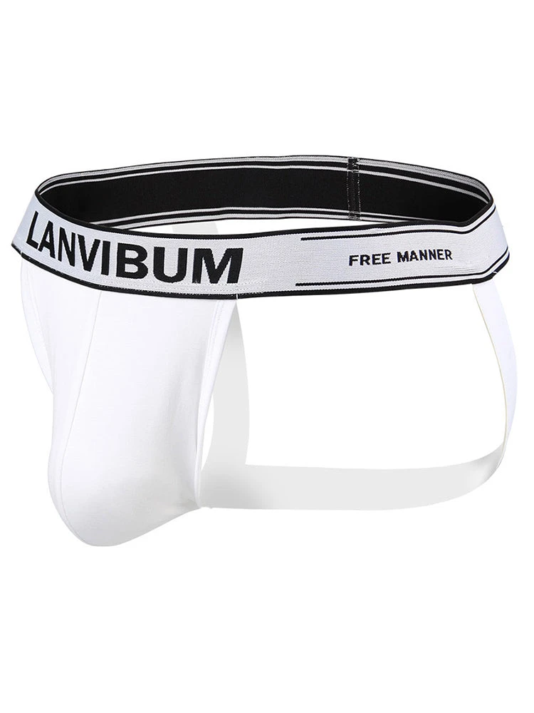 4 Pack Men's Mid-Rise Sexy Comfortable Cotton Jockstrap(4 Pack Mens Mid Rise Sexy Comfortable Cotton Jockstrap) 16 4 Pack Men's Mid-Rise Sexy Comfortable Cotton Jockstrap(4 Pack Mens Mid Rise Sexy Comfortable Cotton Jockstrap) - Image 16