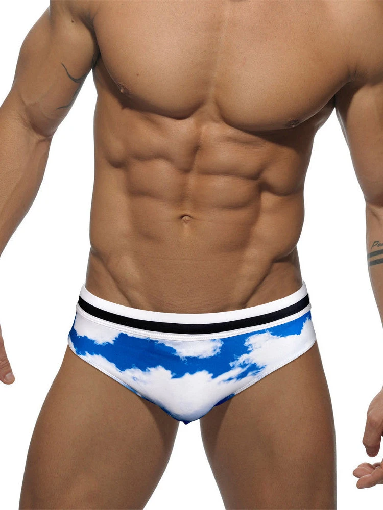 Men's Low-Rise Casual Holiday Swim Briefs(Mens Low Rise Casual Holiday Swim Briefs) 2 Men's Low-Rise Casual Holiday Swim Briefs(Mens Low Rise Casual Holiday Swim Briefs) - Image 2