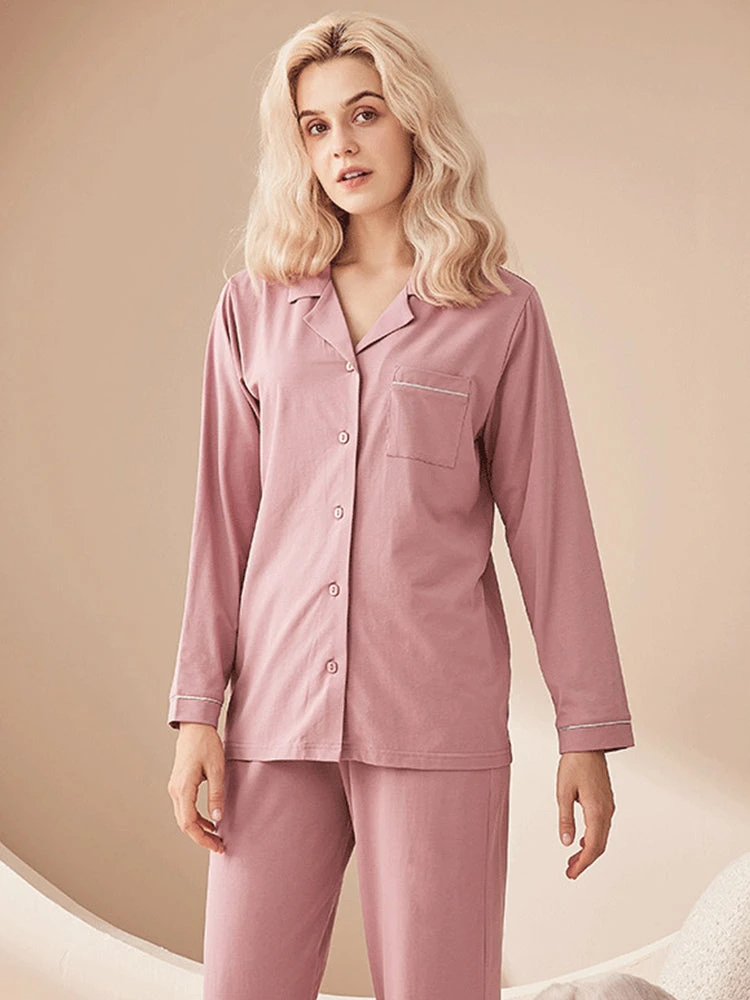 Modal Cotton Comfortable Couple Pajamas Set(Modal Cotton Comfortable Couple Pajamas Set) 12 Modal Cotton Comfortable Couple Pajamas Set(Modal Cotton Comfortable Couple Pajamas Set) - Image 12