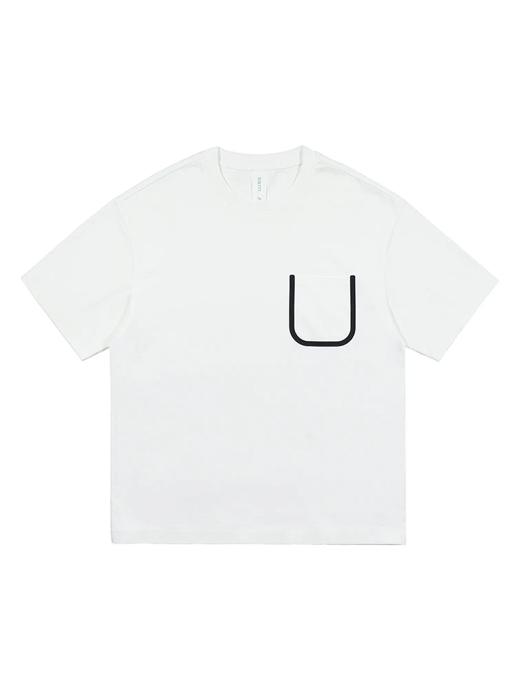 Men's Minimalist U-Shape Pocket Design T-Shirt(Mens Minimalist U Shape Pocket Design T Shirt) 14 Men's Minimalist U-Shape Pocket Design T-Shirt(Mens Minimalist U Shape Pocket Design T Shirt) - Image 14