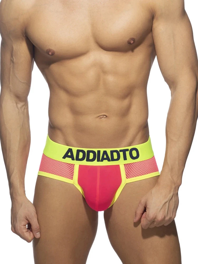 2-pack Men's Neon Mesh High-elastic U-convex Three-dimensional Pouch Sports Briefs(2 Pack Mens Neon Mesh High Elastic U Convex Three Dimensional Pouch Sports Briefs) 6 2-pack Men's Neon Mesh High-elastic U-convex Three-dimensional Pouch Sports Briefs(2 Pack Mens Neon Mesh High Elastic U Convex Three Dimensional Pouch Sports Briefs) - Image 6