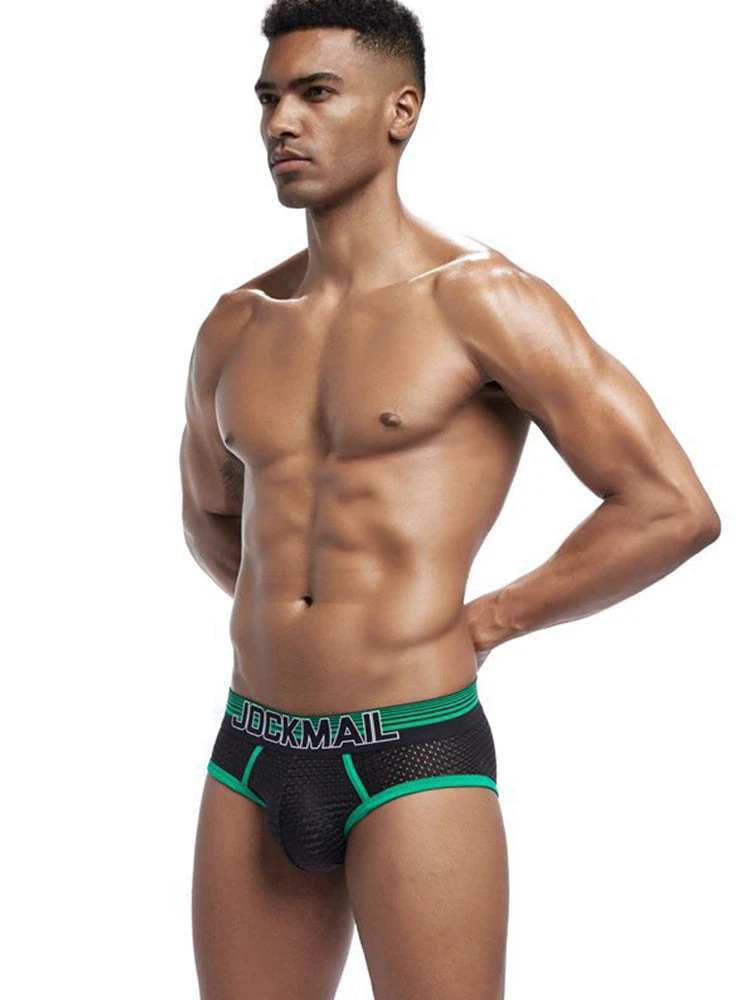 2 Pack Men's Breathable Mesh Luminous U-Pouch Briefs(Mens Breathable Mesh Luminous U Pouch Briefs) 12 2 Pack Men's Breathable Mesh Luminous U-Pouch Briefs(Mens Breathable Mesh Luminous U Pouch Briefs) - Image 12