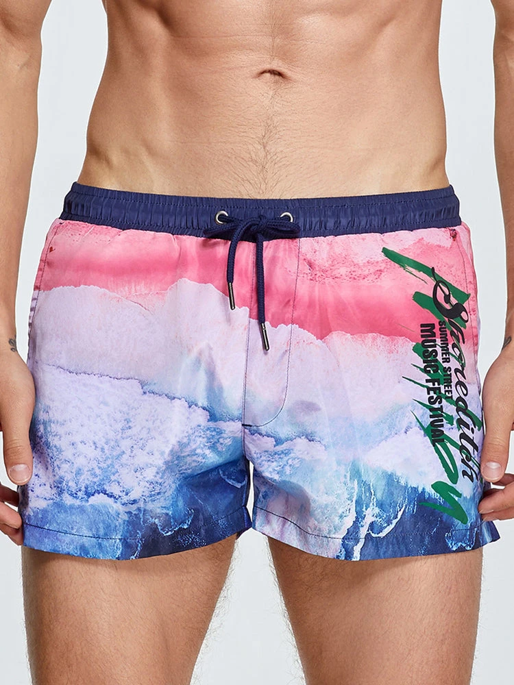 Men's Printed Athletic Cut Quick-Dry Comfy Waistband Board Shorts(Mens Printed Athletic Cut Quick Dry Comfy Waistband Board Shorts) 4 Men's Printed Athletic Cut Quick-Dry Comfy Waistband Board Shorts(Mens Printed Athletic Cut Quick Dry Comfy Waistband Board Shorts) - Image 4