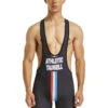 Men’s Sporty Wrestling Singlet Bodysuit(Y Shaped Wrestling Vest For Men)