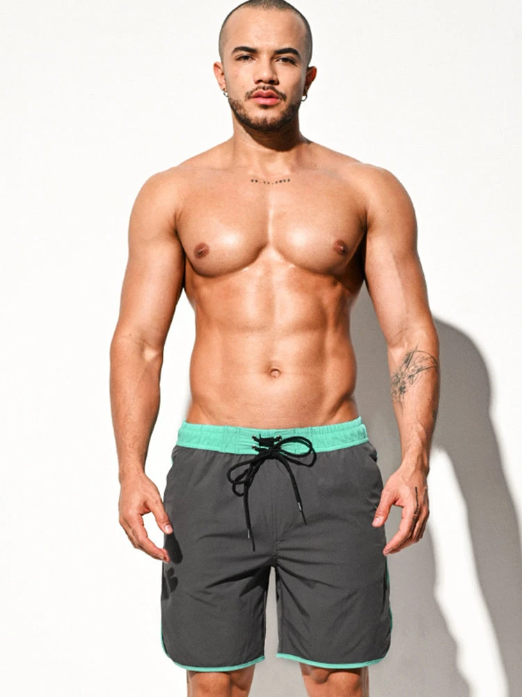 Men's Solid-Colored Breathable Mesh Board Shorts(Mens Solid Colored Soft Board Shorts) 15 Men's Solid-Colored Breathable Mesh Board Shorts(Mens Solid Colored Soft Board Shorts) - Image 15