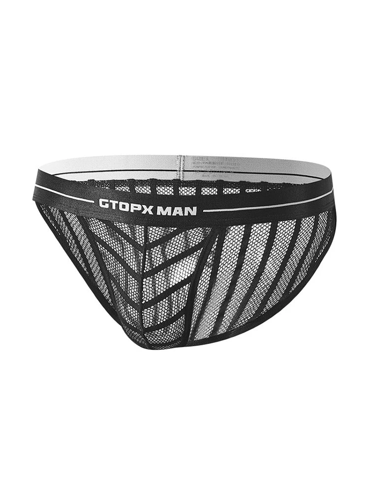 2 Pack Men's Sheer Mesh Low-Rise Breathable Briefs(2 Pack Mens Sheer Mesh Low Rise Breathable Briefs) 13 2 Pack Men's Sheer Mesh Low-Rise Breathable Briefs(2 Pack Mens Sheer Mesh Low Rise Breathable Briefs) - Image 13