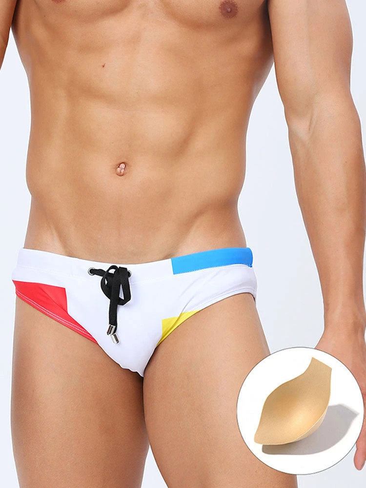 Men's 3D Pouch With Pad Beach Swim Briefs(Mens 3d Pouch With Pad Beach Swim Briefs) 7 Men's 3D Pouch With Pad Beach Swim Briefs(Mens 3d Pouch With Pad Beach Swim Briefs) - Image 7