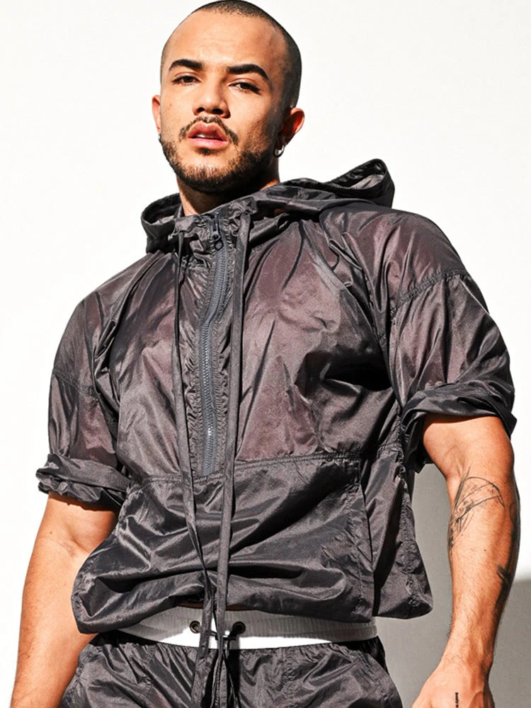 Men’s Half Sleeve Hooded Activewear Tops(Men S Half Sleeve Hooded Activewear Tops) 11 Men’s Half Sleeve Hooded Activewear Tops(Men S Half Sleeve Hooded Activewear Tops) - Image 11