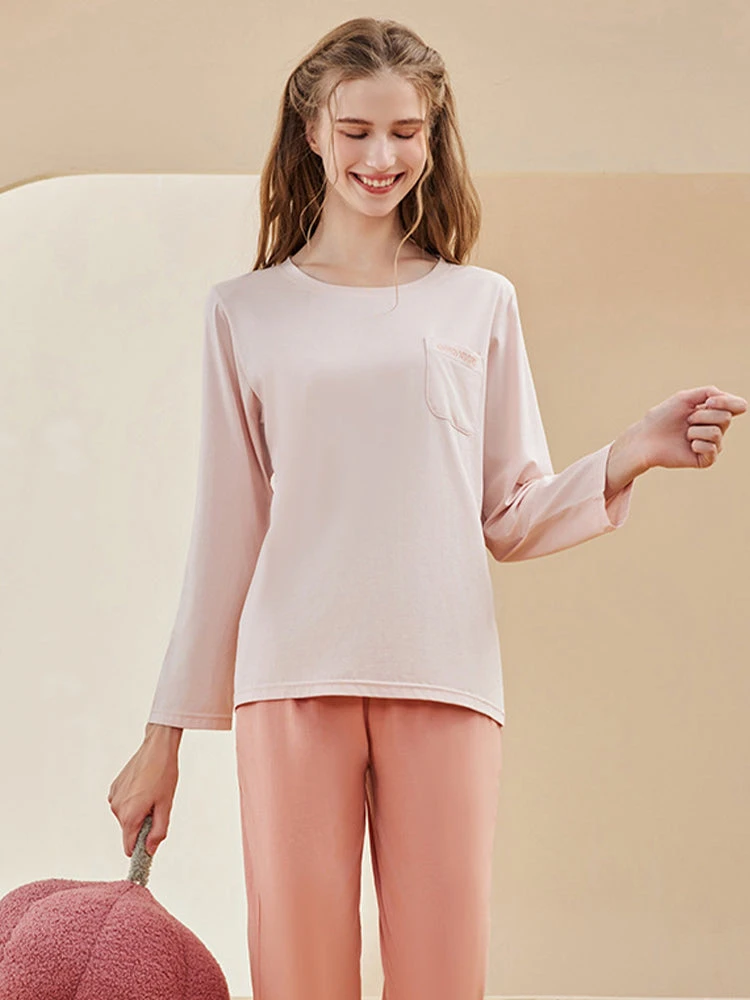 Comfortable Modal Cotton Long Sleeve Couple Pajama Set(Comfortable Modal Cotton Long Sleeve Couple Pajama Set) 13 Comfortable Modal Cotton Long Sleeve Couple Pajama Set(Comfortable Modal Cotton Long Sleeve Couple Pajama Set) - Image 13