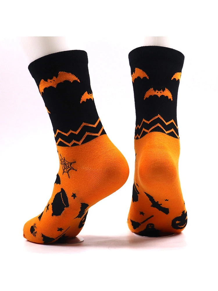 4 Pack Halloween Gift Socks Fun And Casual Cotton Crew Socks(4 Pack Halloween Gift Socks Fun And Casual Cotton Crew Socks) 9 4 Pack Halloween Gift Socks Fun And Casual Cotton Crew Socks(4 Pack Halloween Gift Socks Fun And Casual Cotton Crew Socks) - Image 9