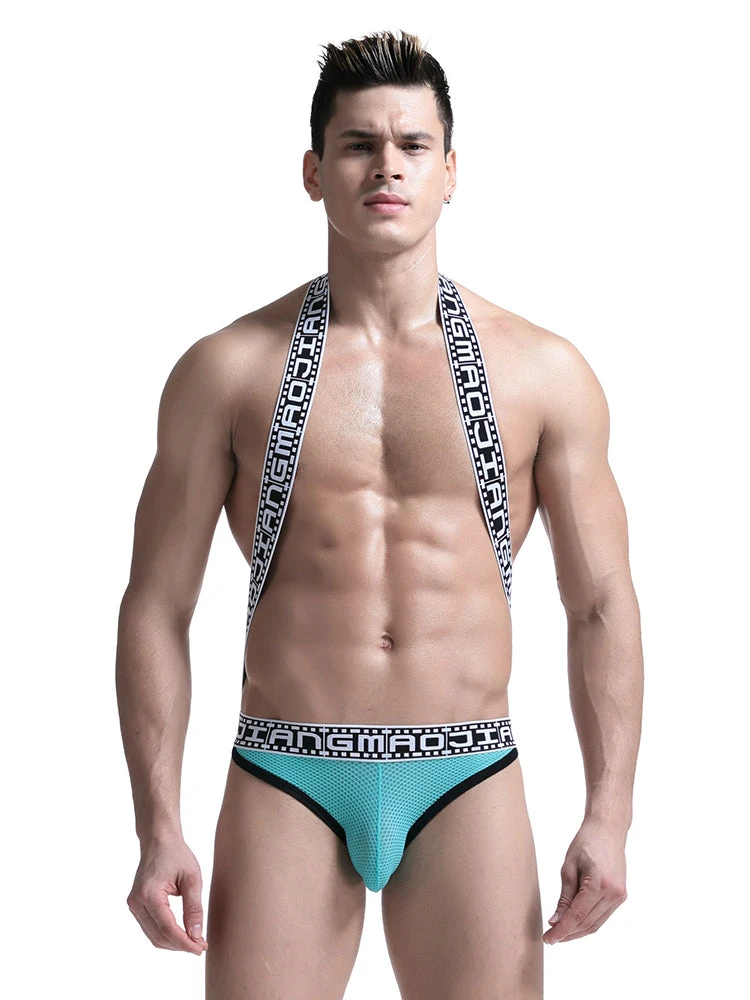 Men's Sexy Mesh U-convex Large Pouch Breathable Vest One-piece Suspender T-back(Mens Sexy Mesh U Convex Large Pouch Breathable Vest One Piece Suspender T Back) 6 Men's Sexy Mesh U-convex Large Pouch Breathable Vest One-piece Suspender T-back(Mens Sexy Mesh U Convex Large Pouch Breathable Vest One Piece Suspender T Back) - Image 6