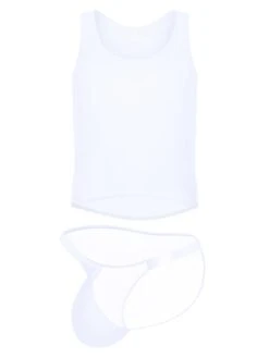 Men's High Stretch Solid-colored Ice Silk Vest & Briefs(Mens High Stretch Solid Colored Ice Silk Vest Briefs) 39 Men's High Stretch Solid-colored Ice Silk Vest & Briefs(Mens High Stretch Solid Colored Ice Silk Vest Briefs) -Mr Saker 1 2 e38b070c fc1f 4528 823f 3b1ccdf287cc