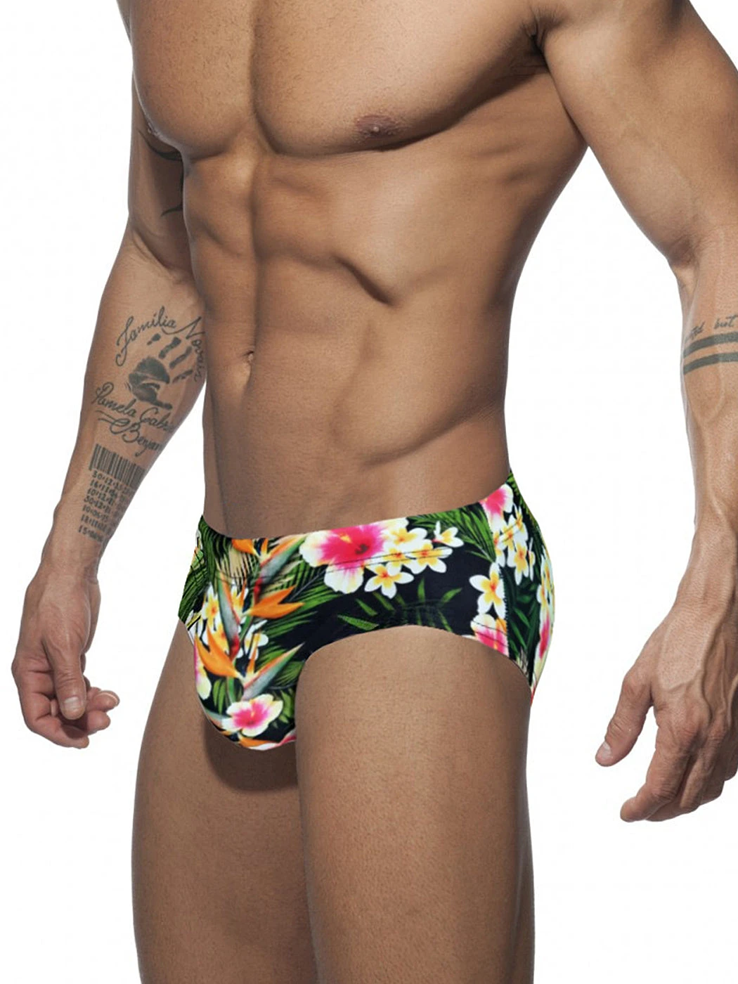 Men’s Floral Print Swim Briefs With Removable Pad(Men S Floral Print Swim Briefs With Removable Pad) 7 Men’s Floral Print Swim Briefs With Removable Pad(Men S Floral Print Swim Briefs With Removable Pad) - Image 7