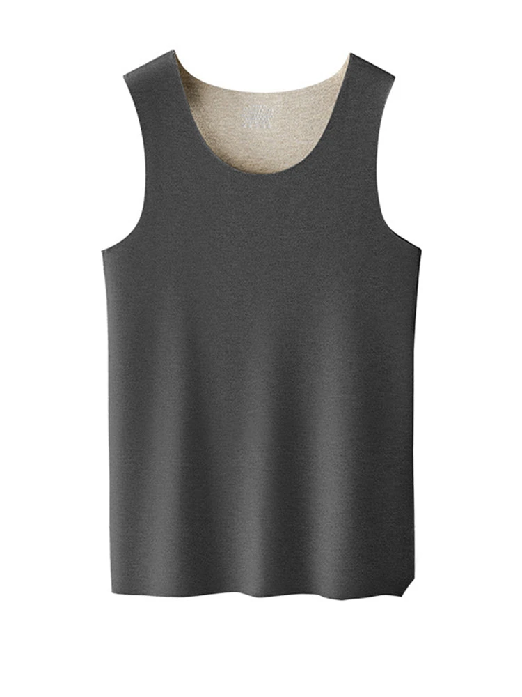 Men's Thermal Silk-Wool Sleeveless Vest - Solid Color Seamless Base Layer(New Mens Thermal Silk Wool Sleeveless Vest Solid Color Seamless Base Layer) 16 Men's Thermal Silk-Wool Sleeveless Vest - Solid Color Seamless Base Layer(New Mens Thermal Silk Wool Sleeveless Vest Solid Color Seamless Base Layer) - Image 16
