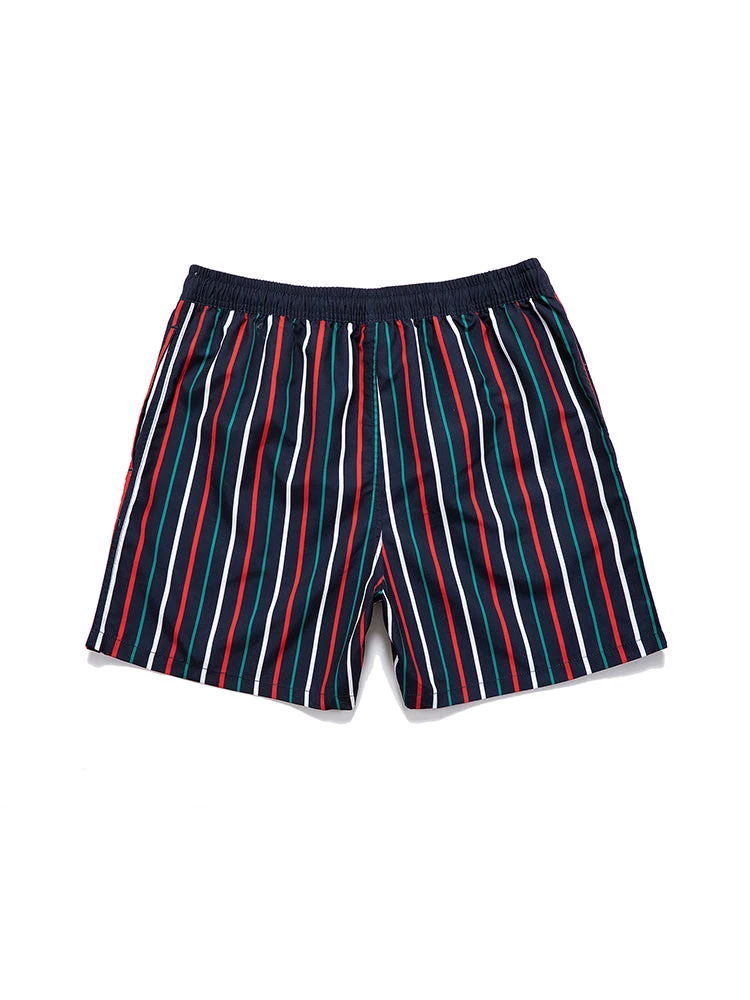 Men’s Striped Print Drawstring Board Shorts(Men S Striped Print Drawstring Board Shorts) 7 Men’s Striped Print Drawstring Board Shorts(Men S Striped Print Drawstring Board Shorts) - Image 7