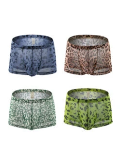 4 Pack Leopard Print See-through Mesh Trunks(4 Pack Leopard Print See Through Mesh Trunks) 39 4 Pack Leopard Print See-through Mesh Trunks(4 Pack Leopard Print See Through Mesh Trunks) -Mr Saker 1 368076df d69d 4883 a506 d0759bbaf2d4