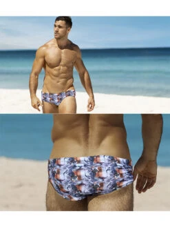 Men's Low-Rise Stylish Print Swim Briefs(Mens Low Rise Stylish Print Swim Briefs) 31 Men's Low-Rise Stylish Print Swim Briefs(Mens Low Rise Stylish Print Swim Briefs) -Mr Saker 1 36 582de6e0 a623 41f9 bf04 9a2516beb6cb