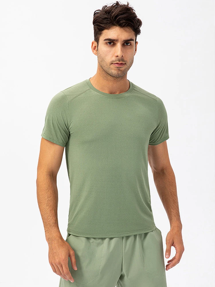 Men's Comfortable Round Collar Breathable Fitness Short Sleeve(Mens Comfortable Round Collar Breathable Fitness Short Sleeve) 17 Men's Comfortable Round Collar Breathable Fitness Short Sleeve(Mens Comfortable Round Collar Breathable Fitness Short Sleeve) - Image 17