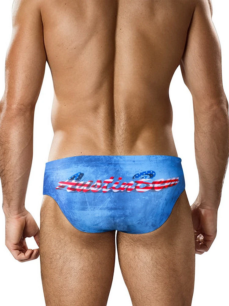 Men's Low-Rise Sexy Stylish Print Swim Briefs(Mens Low Rise Sexy Stylish Print Swim Briefs) 17 Men's Low-Rise Sexy Stylish Print Swim Briefs(Mens Low Rise Sexy Stylish Print Swim Briefs) - Image 17